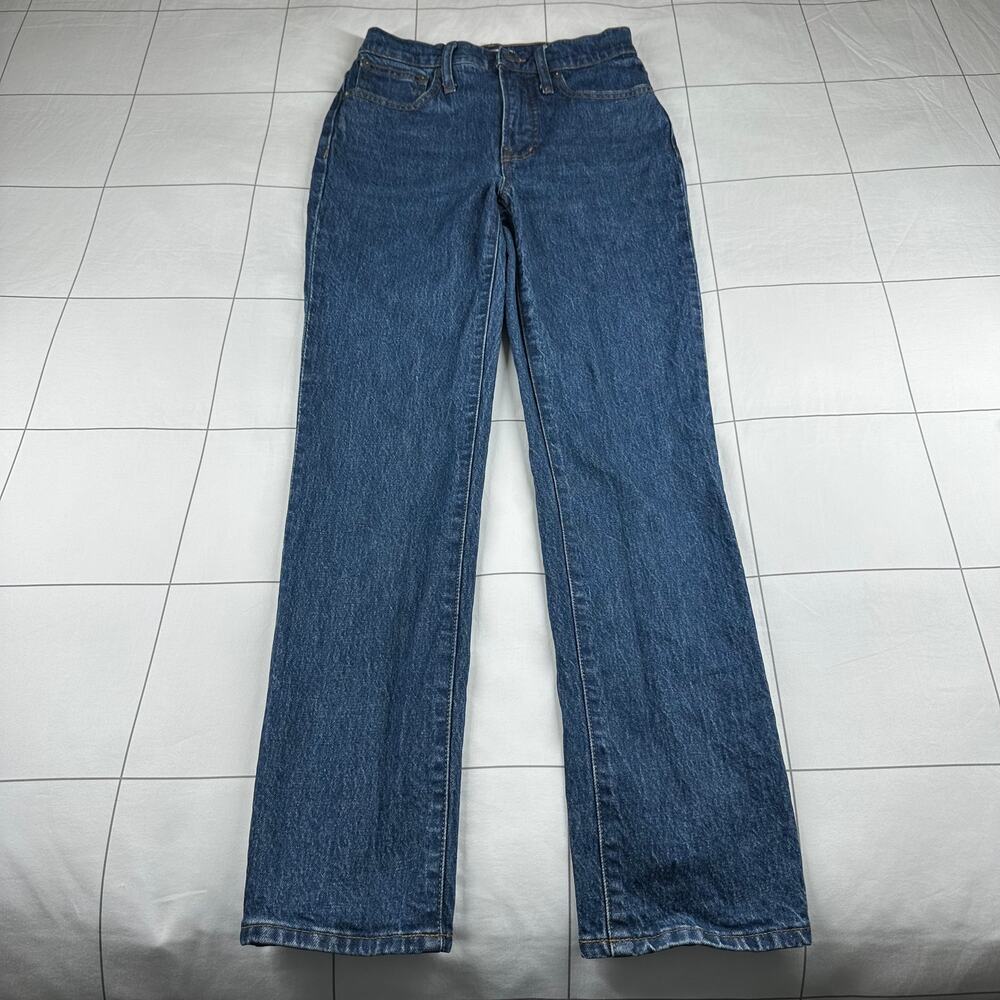 Madewell Jeans Womens 24 Blue  Perfect Vintage Denim High Rise Classic Mom